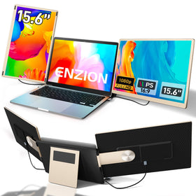 Enzion 15.6-inch monitor extender expands your workspace for multitasking on the go.