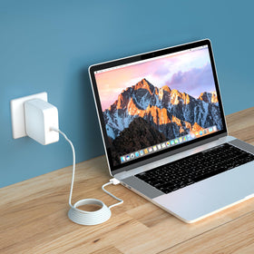 Eokoowo 45W charger shows its 6ft power cord for flexible setup.