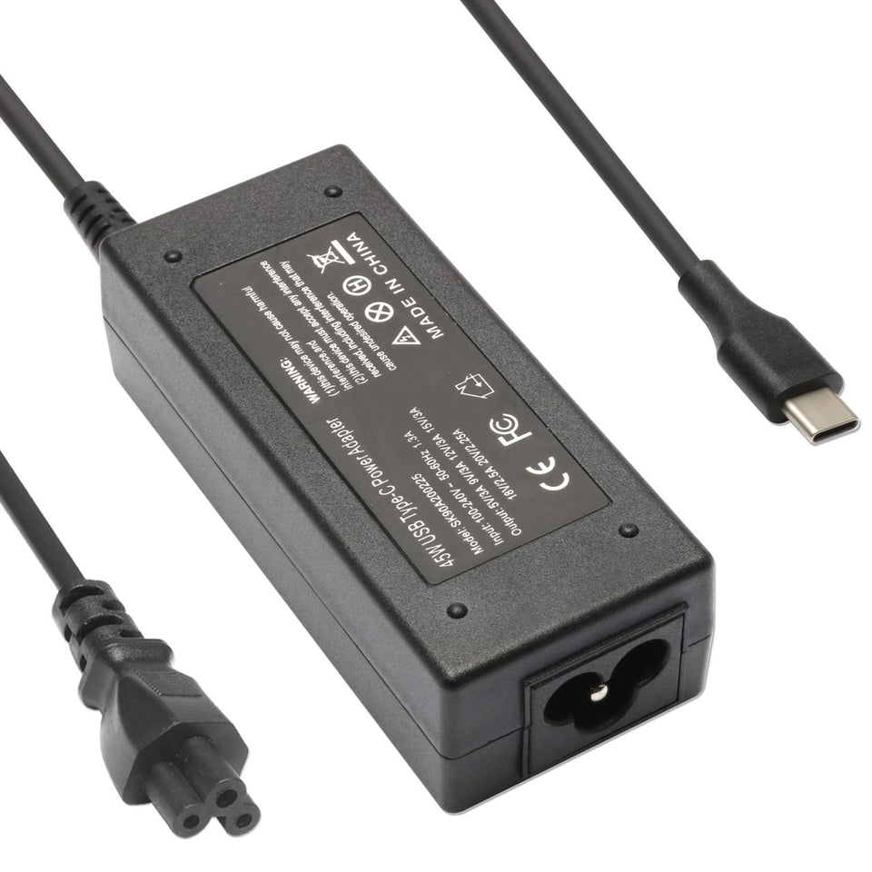 Eokoowo 45W USB-C charger for Acer Spin 11 demonstrating portable on-the-go charging