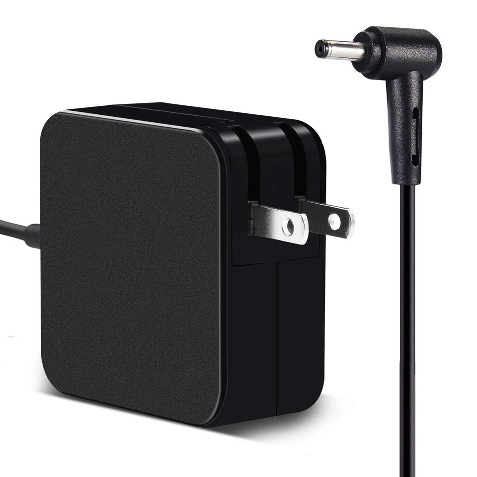Eokoowo Asus VivoBook 65W charger front view for reliable travel power.