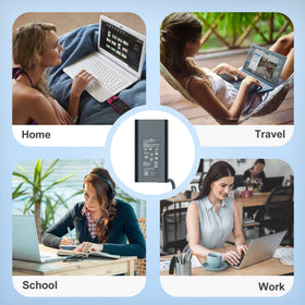 Eokoowo compatibility with HP EliteBook and Envy series for versatile charging.