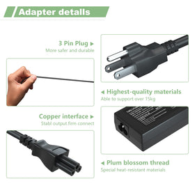Eokoowo includes AC adapter and power cord for ready setup