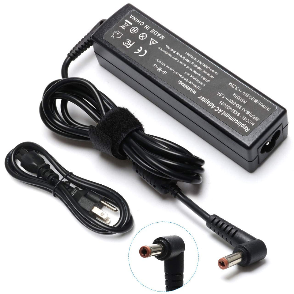 Eokoowo 65W charger front view with compact design for travel.