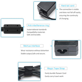 Eokoowo 65W charger travel-ready, ideal for remote work.