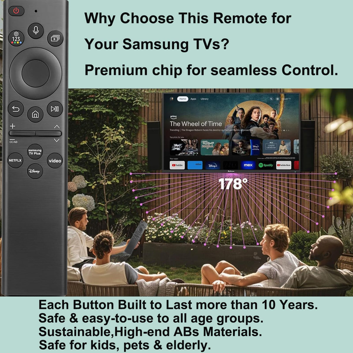 EONCHARM Neo QLED-Frame compatibility enables smooth navigation.