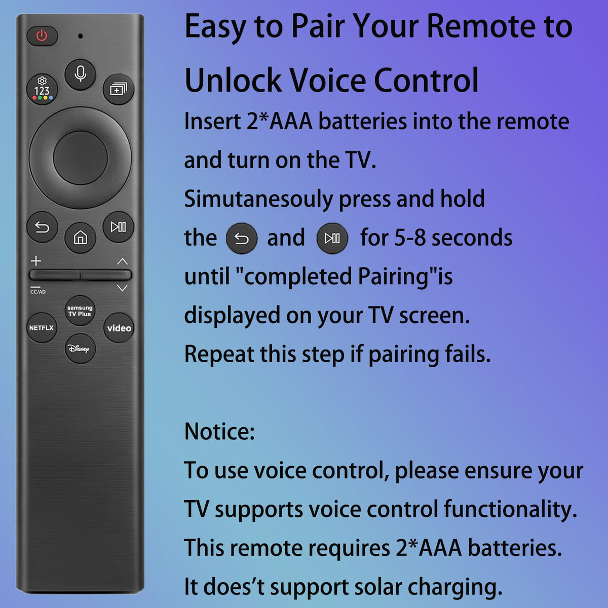 EONCHARM 4K-8K support via Bluetooth-voice feature.
