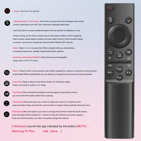 EONCHARM replacement remote compatible with Crystal UHD Samsung TVs.