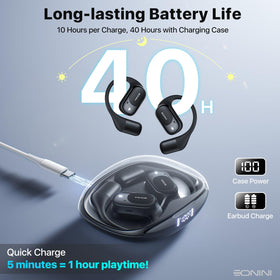 Eonini open-ear IPX5 waterproof design resists sweat and rain