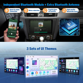Bluetooth 5.4 on the E90X7A enabling hands-free calls and streaming.