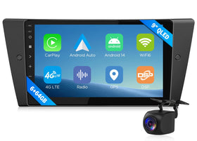 Eonon E90X7S 9-inch QLED display for navigation and media on BMW cabin screen