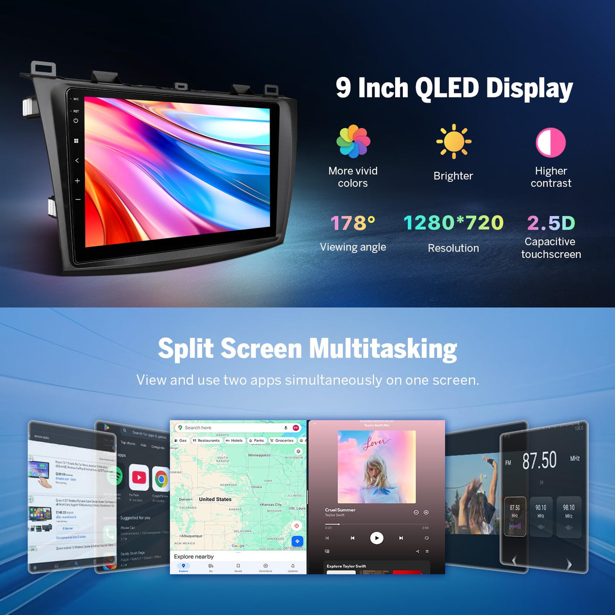 EONON M3BLX7S OTA software updates for ongoing security and stability