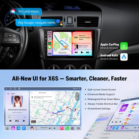 EONON M3BLX7S split-screen function for multitasking on the go