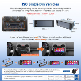 EONON physical knob and buttons for safer tactile control while driving