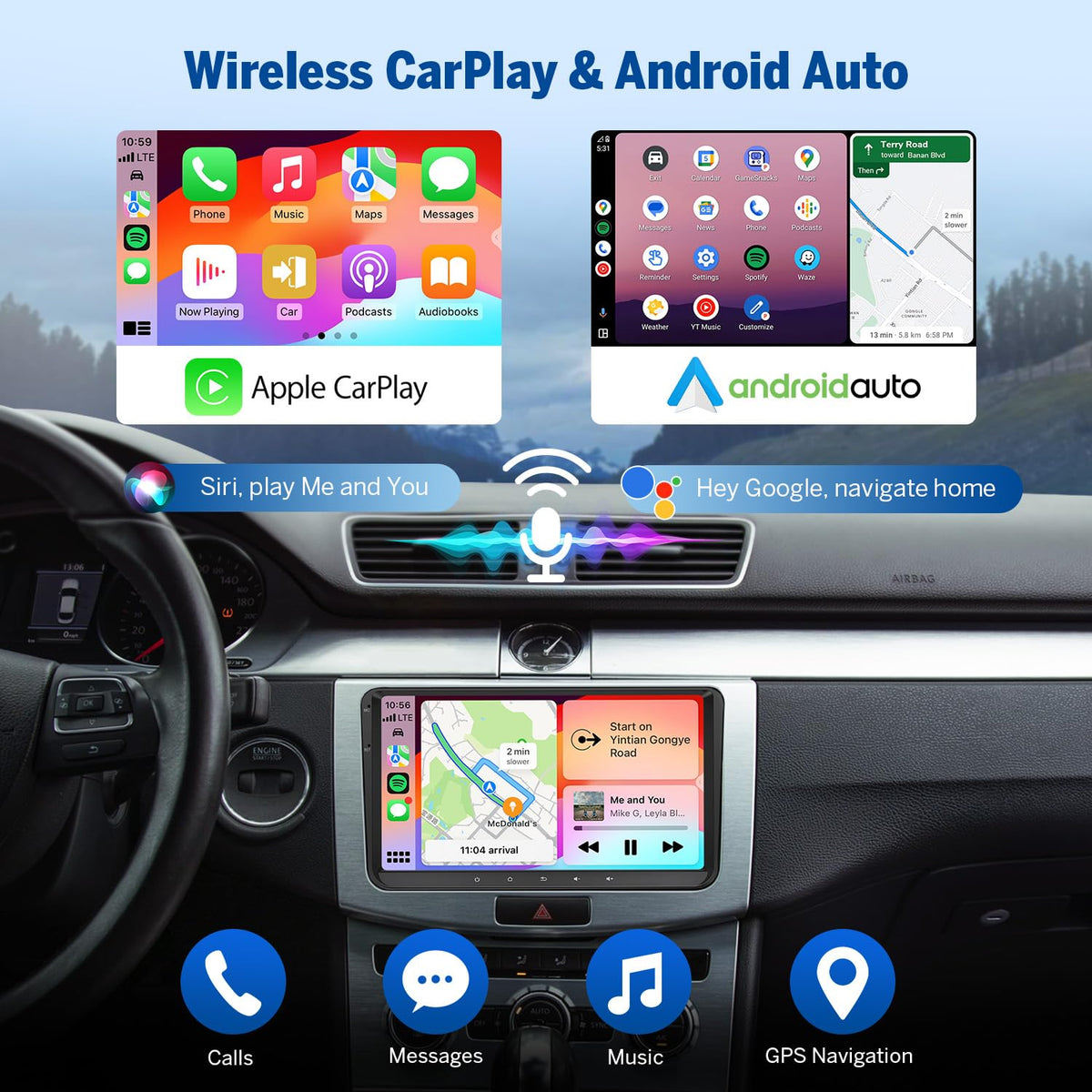 Eonon VWX7A dual-band Wi-Fi for reliable app streaming