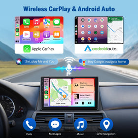 Eonon wireless CarPlay and Android Auto enable hands-free, clutter-free driving.