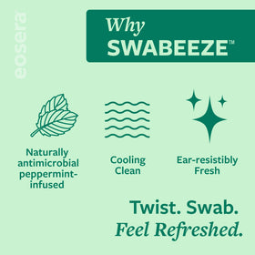 Eosera Swabeeze earbud cleaning for hygienic listening devices