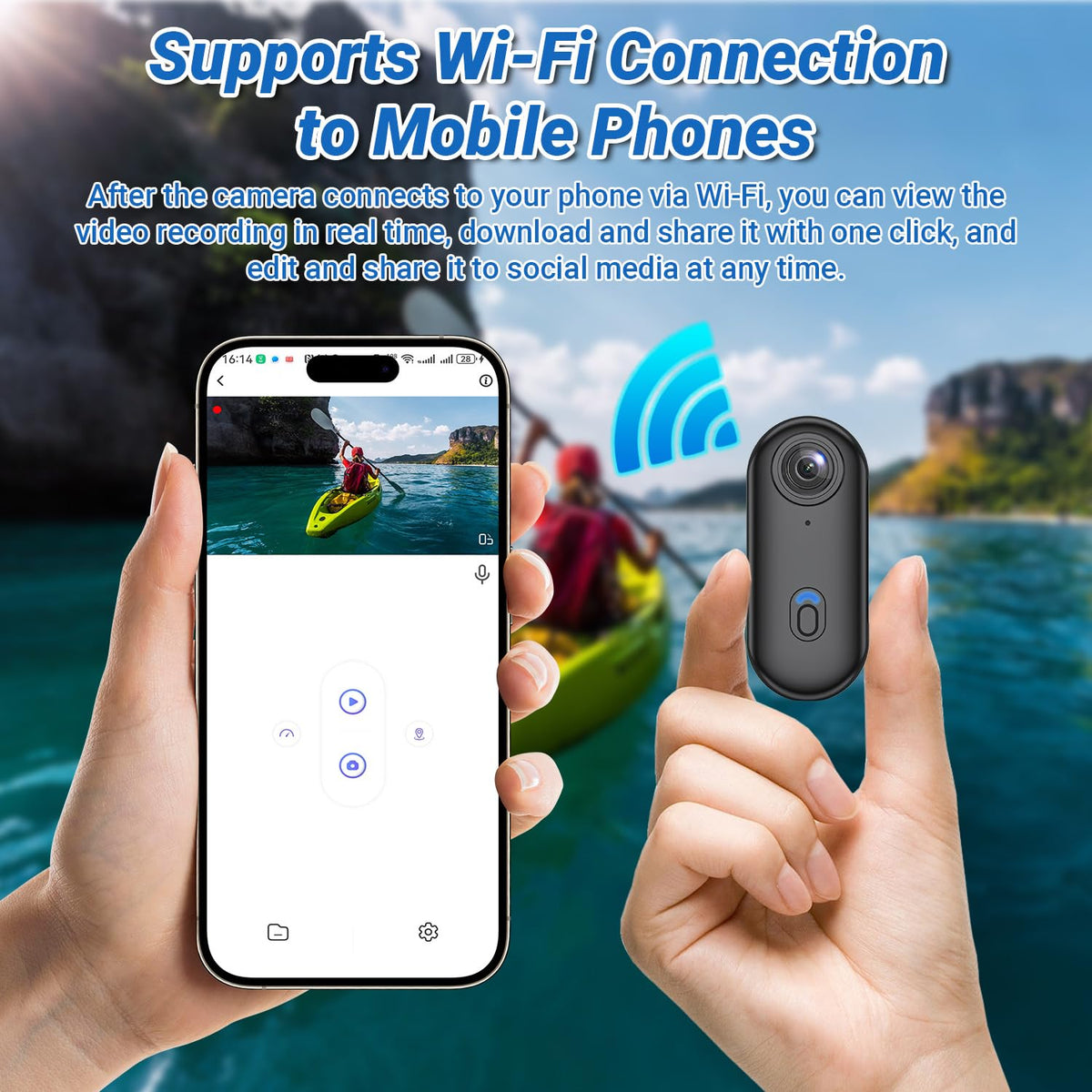 eovas wifi live-feed connection lets you view footage instantly on your phone