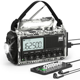 Eoxsmile front view showing radio face and built-in speaker for clear alerts