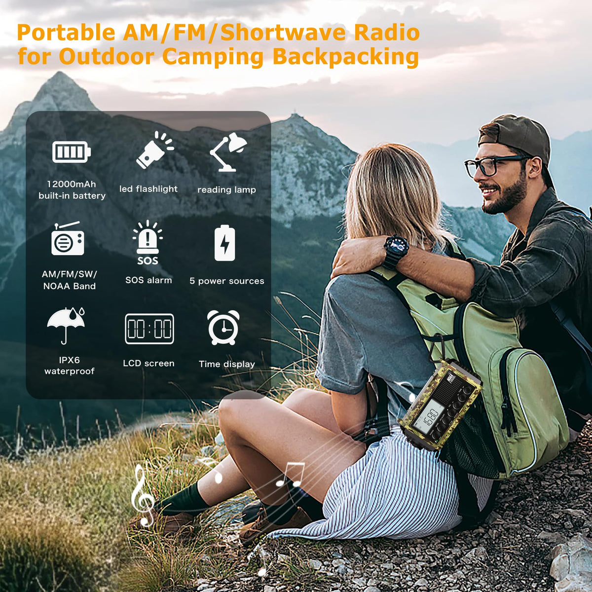 Eoxsmile beside smartphone for scale showing portable backup power capacity