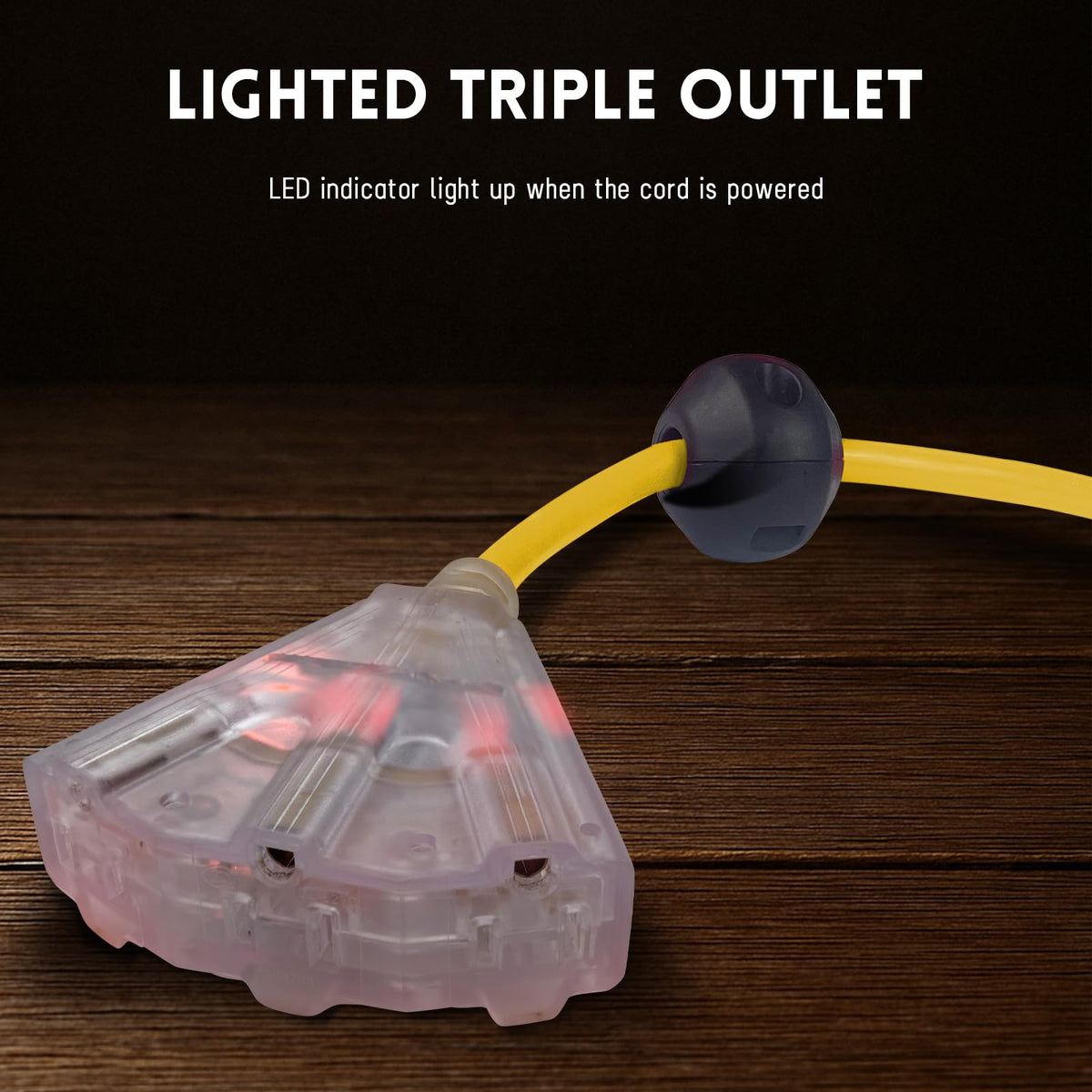 EP 180-degree swivel mount allows flexible cord access from any angle