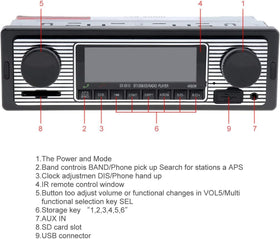 epathchina in-dash 1DIN installation fits standard dashboards