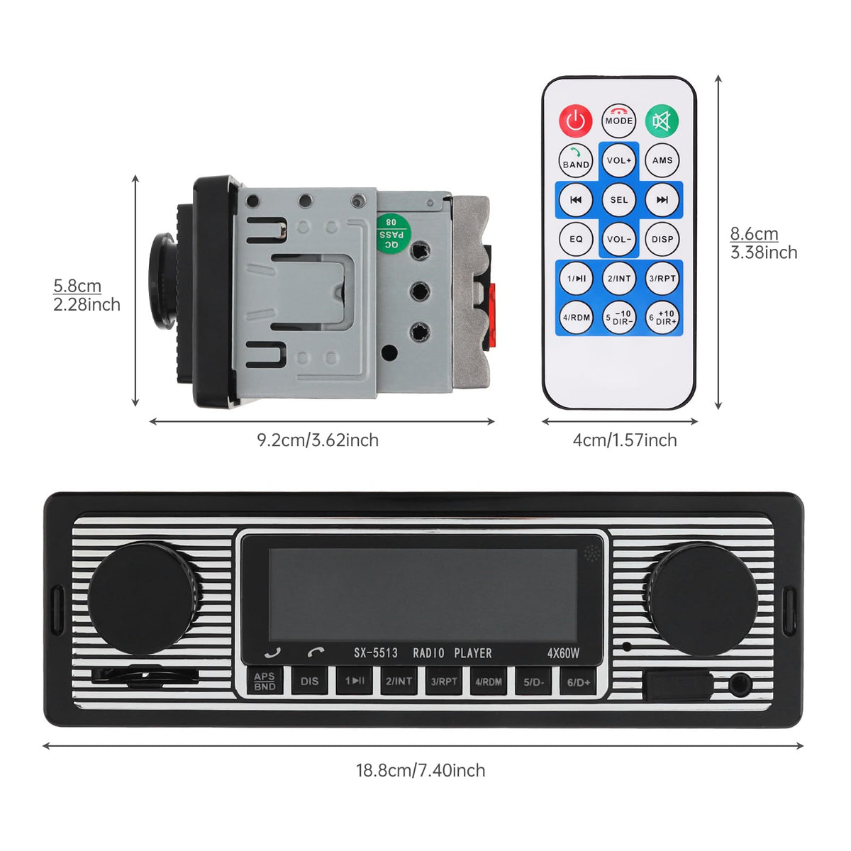 epathchina remote control for easy operation of the car radio