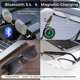 epekops AI Smart Glasses UV protection and blue light filtering for daily wear