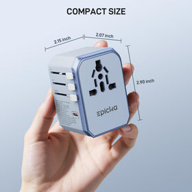 EPICKA close-up of label and certifications showing safety features and compliance