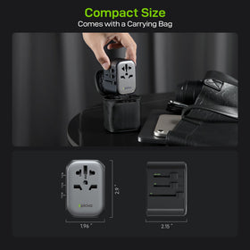 EPICKA Pulse travel bag included helps organize accessories.