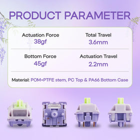 EPOMAKER premium materials with alloy copper housing for durability