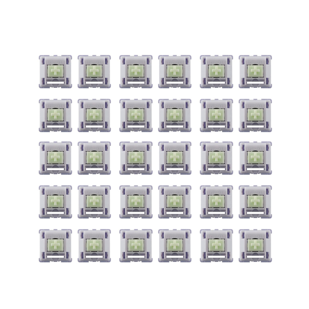 Factory-lubed Wisteria switches offer ready-to-type smoothness
