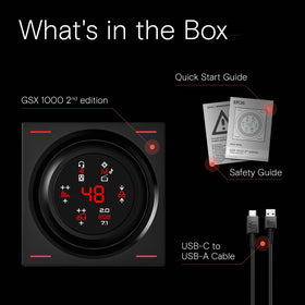 EPOS GSX 1000 four user profiles for personalized audio setups.