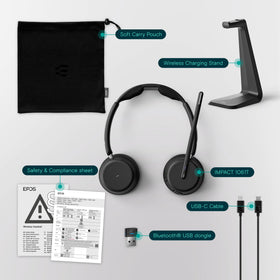 EPOS Impact 1061T 360 busylight signals Do Not Disturb to colleagues.