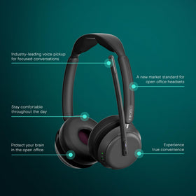 EPOS Impact 1061T microphone clarity for crisp conference calls.
