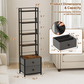 Epouseter sturdy metal frame ensures durable long-lasting storage.