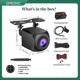 Epronic long 5.5m cable allows flexible mounting options.