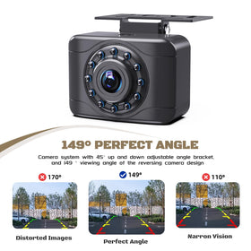 Epronic X1P rear camera with guide lines enhances driving awareness