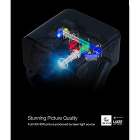 Epson EpiqVision Mini EF22 uses 3-chip 3LCD for bright color reproduction.