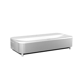 Epson EpiqVision LS800 front view showing compact projector design for living rooms
