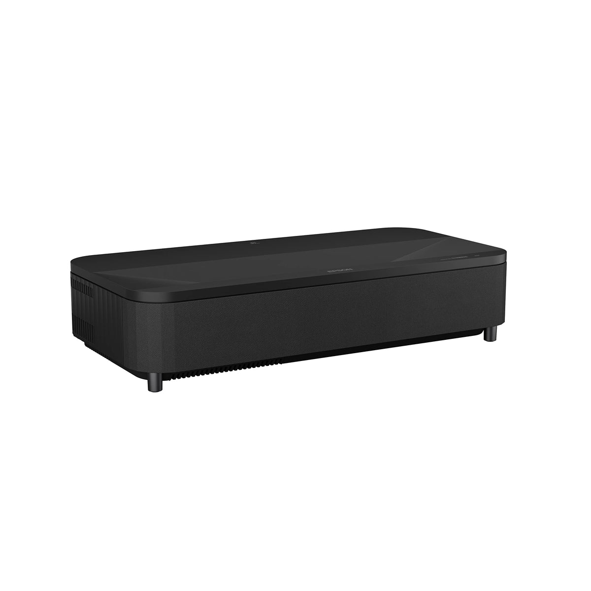 Epson EpiqVision Ultra LS800 front view shows a sleek black design with vibrant image potential.