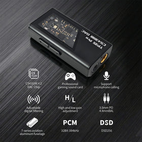 EPZ TP35 PRO mini-dac with 3-5mm output for clear, detailed listening.