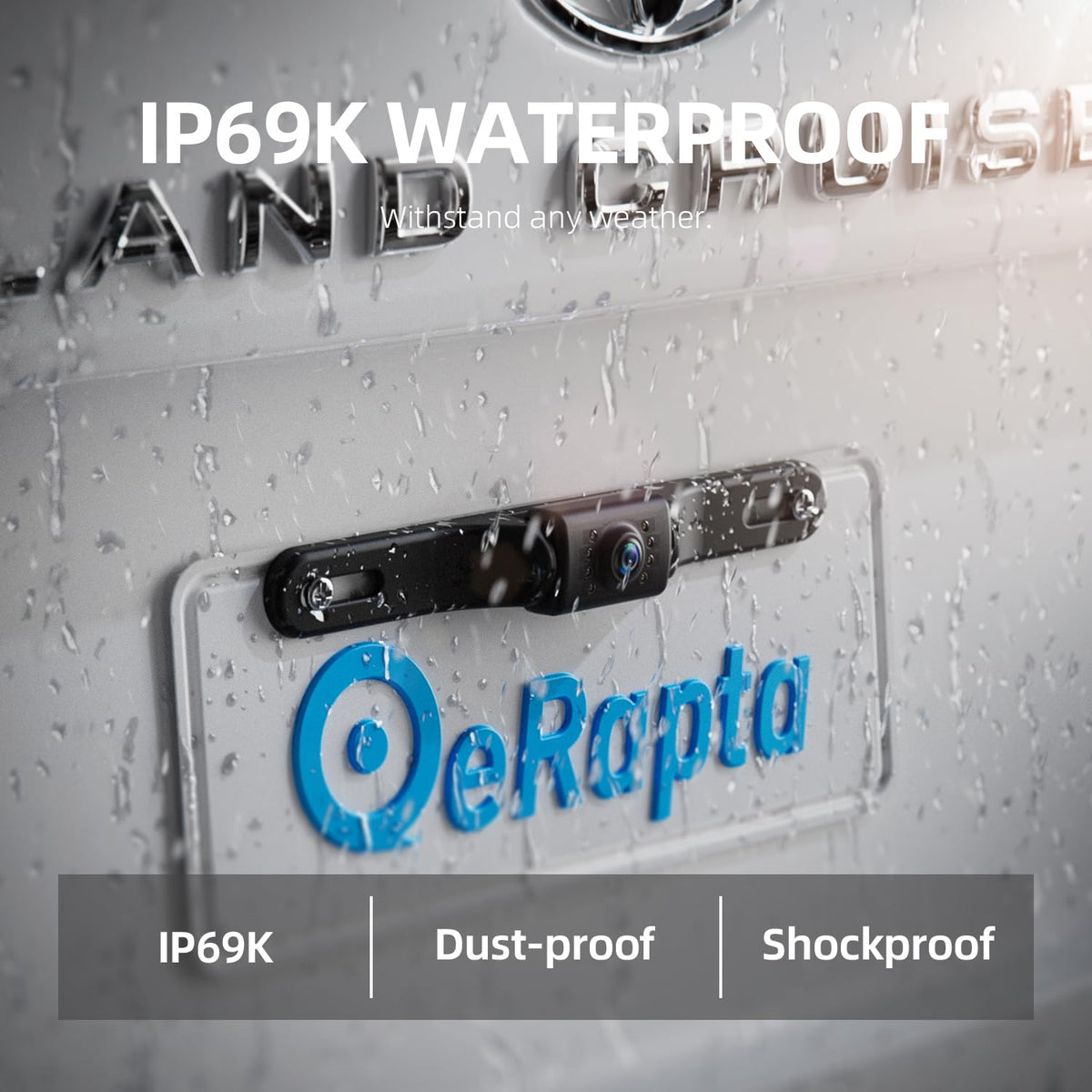 eRapta camera installed on truck rear providing wide-angle coverage