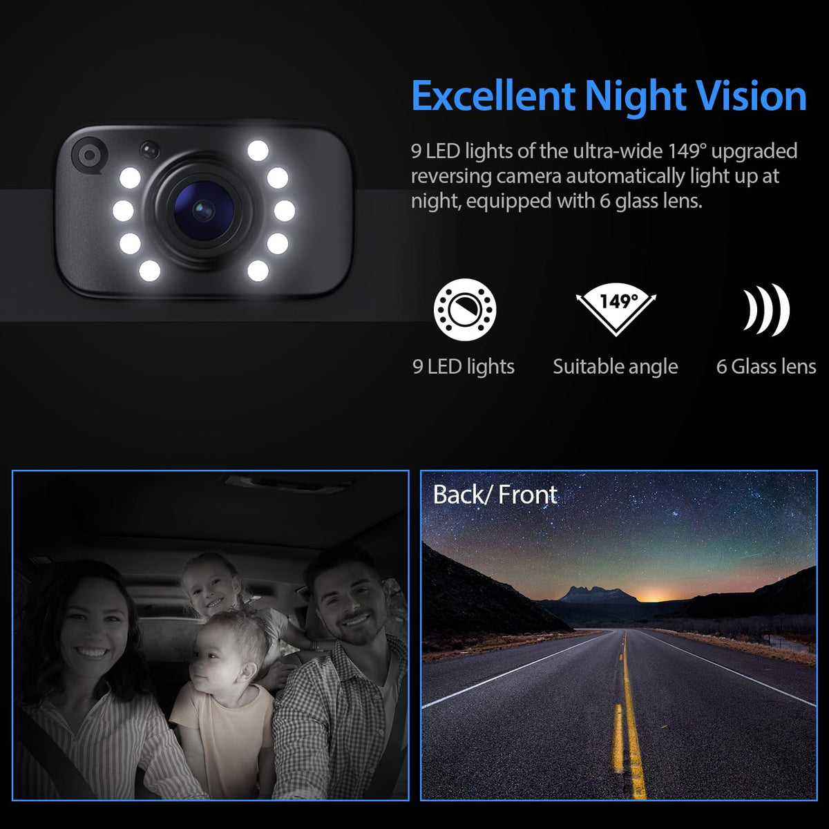 eRapta camera mounted under license plate offering discreet placement and protection