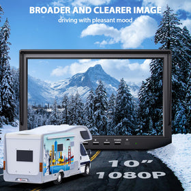 eRapta side-view camera installation provides side blind-spot coverage.