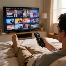 Eremolz S30-S1B remote setup guide and 360 day warranty emphasis.