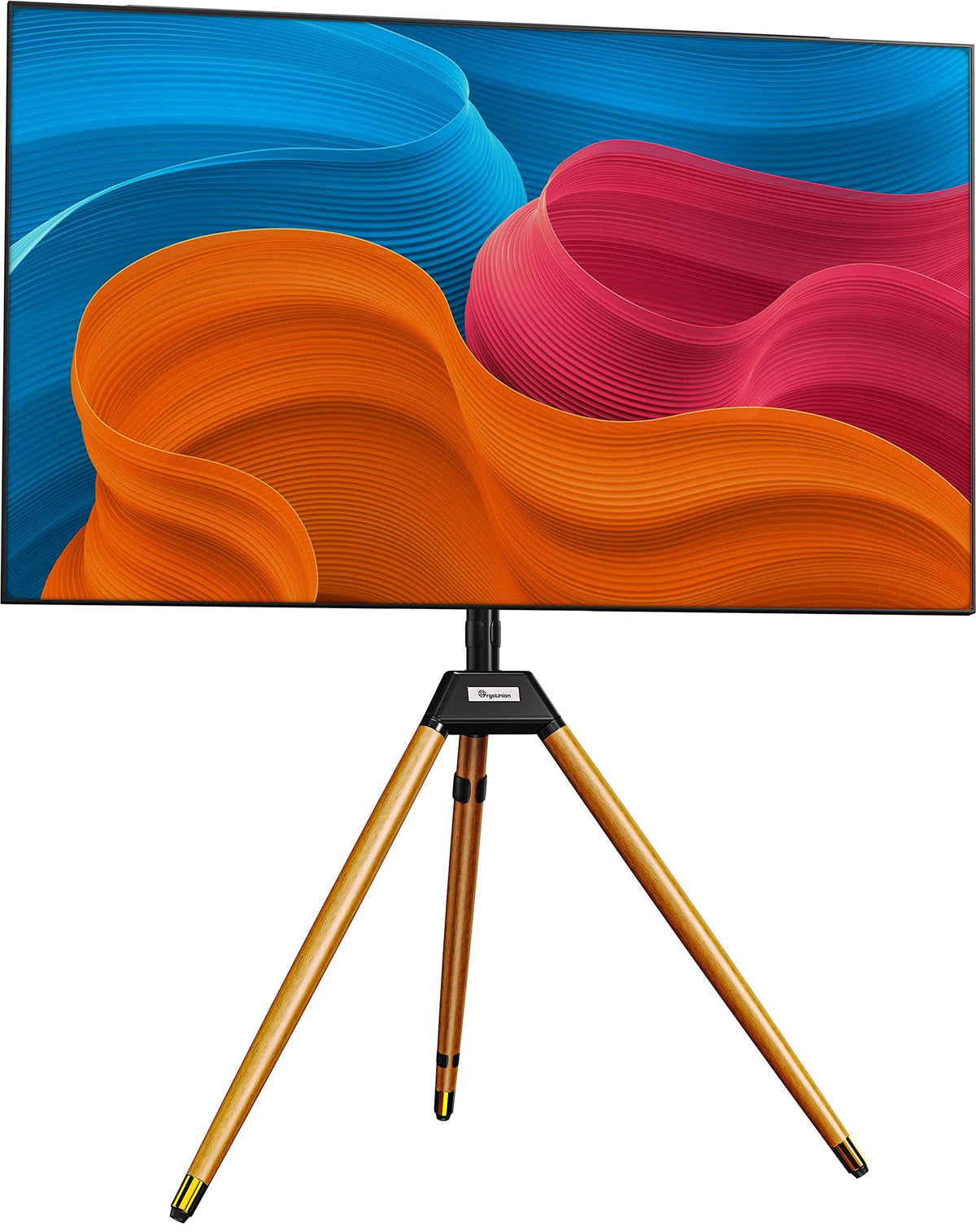 Ergounion Arti600 with wood legs forming a sturdy tripod base for living rooms