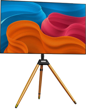 Ergounion Arti600 with wood legs forming a sturdy tripod base for living rooms