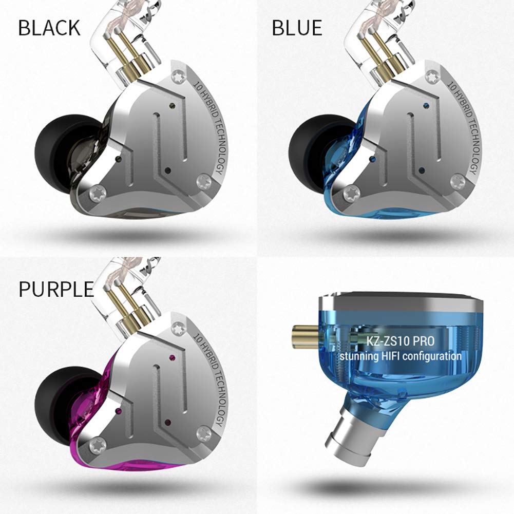 erjigo kz zs10 pro compact packaging protects the earbuds during transport