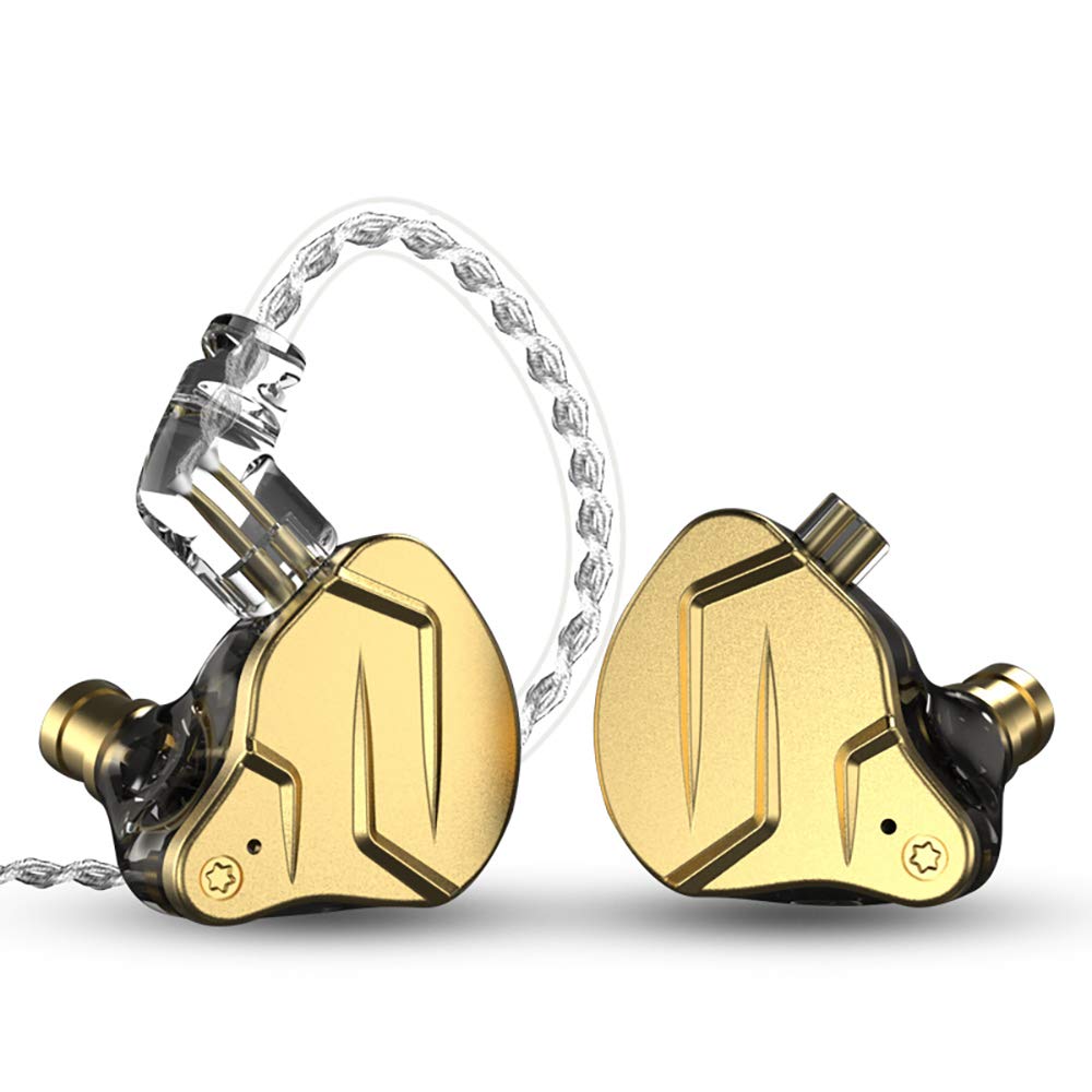 erjigo KZ ZSN PRO X earphones close-up showing dynamic driver for detailed sound