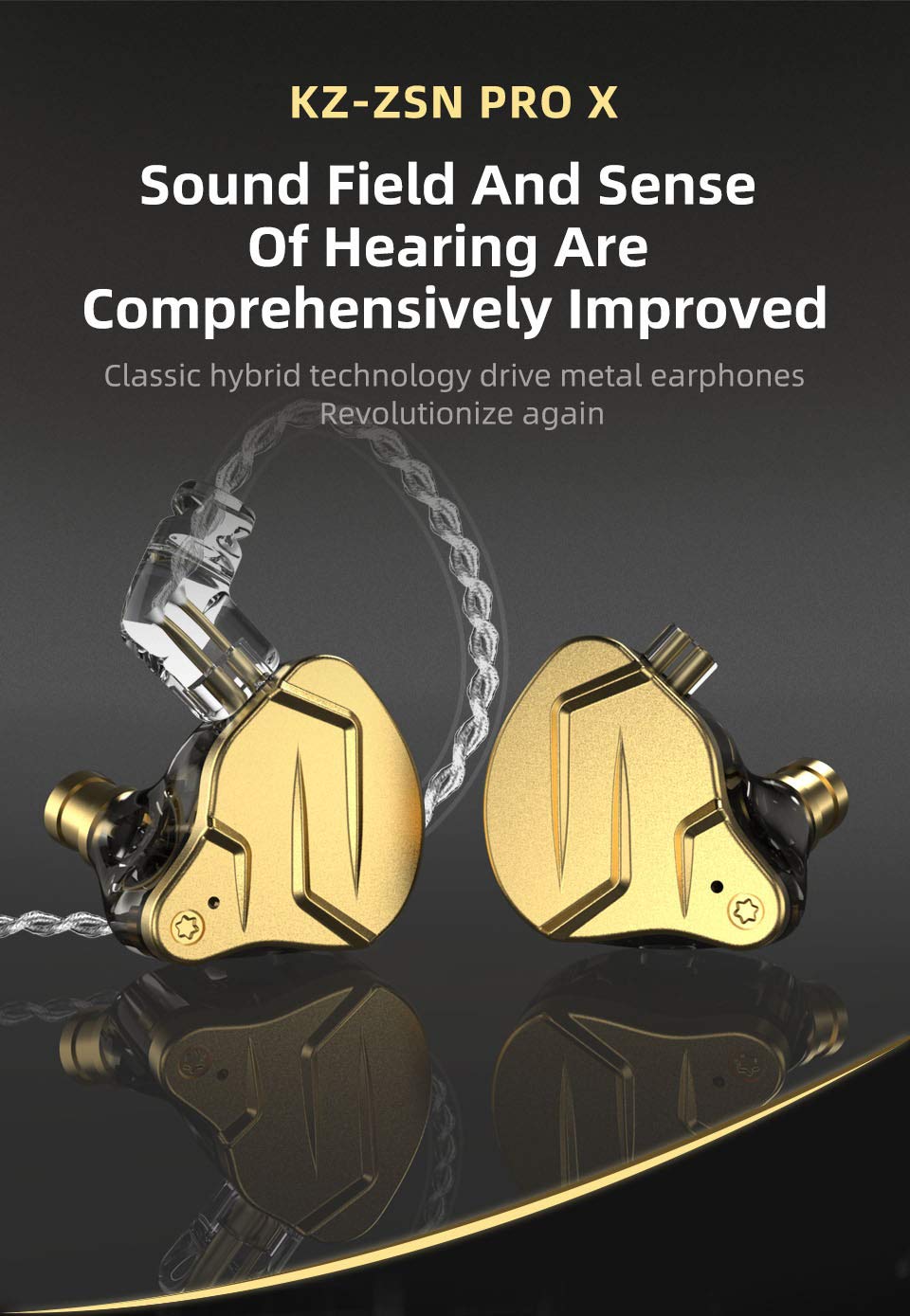 Included ear tips with Erjigo ZSN PRO X for secure fit.
